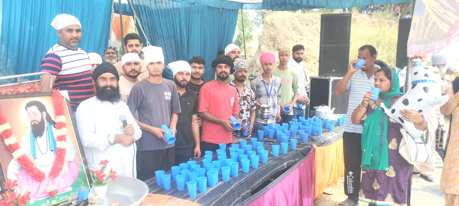 Shree Khuralgarh Sahib served Chhabil for the worshipers